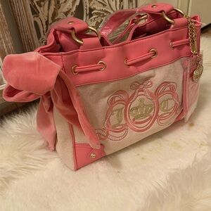 Juicy Couture Lovers Club Pink and Gold Tote ( Daydreamer)